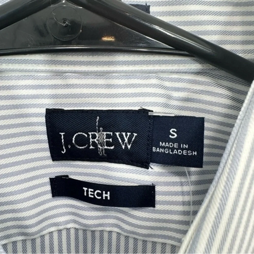 J. Crew‎ Men's Size Small Bowery performance stretch dress shirt Spread Collar